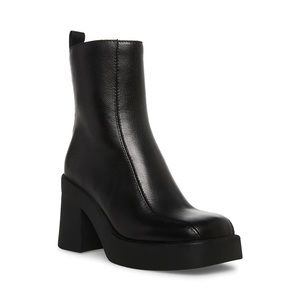 Steve Madden Hope Black Leather Boots